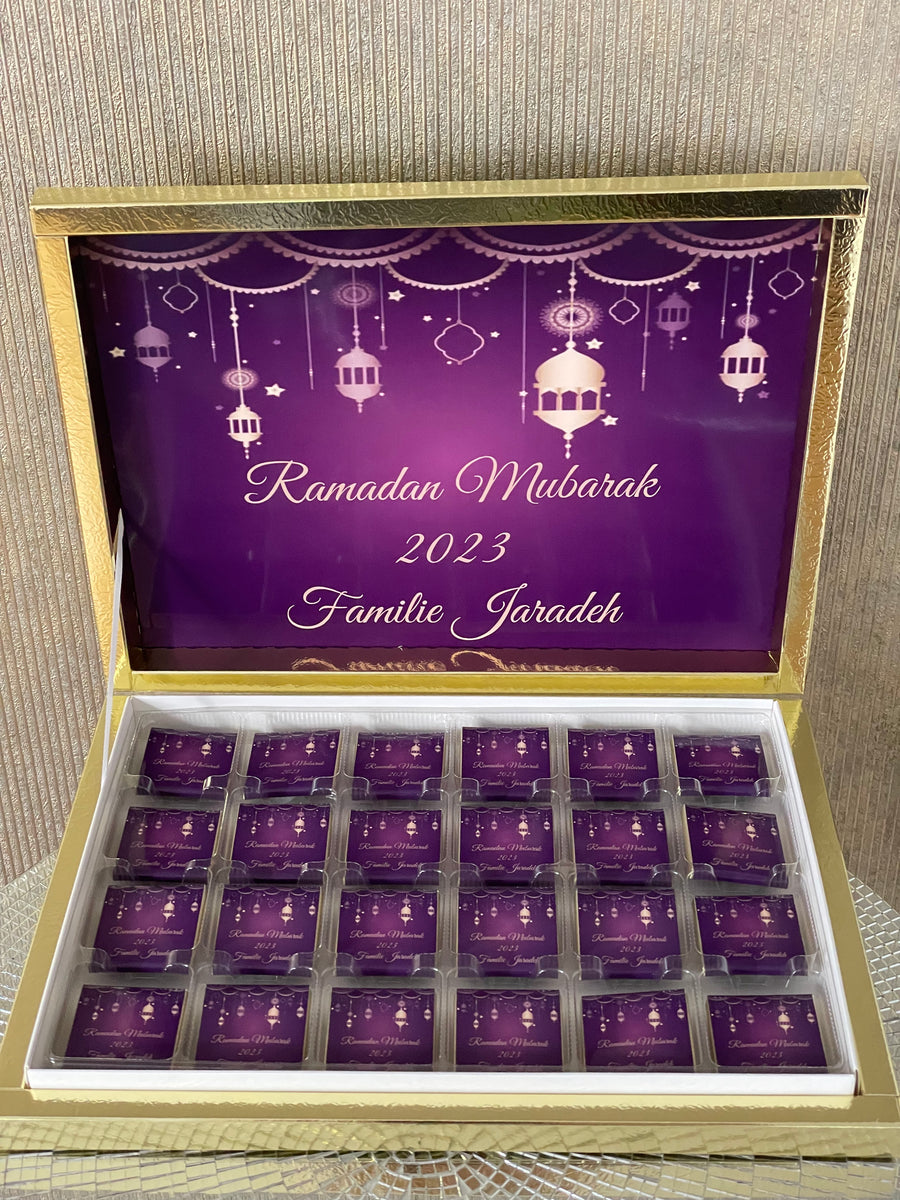 Schokobox Ramadan Lila – Kreativpalast