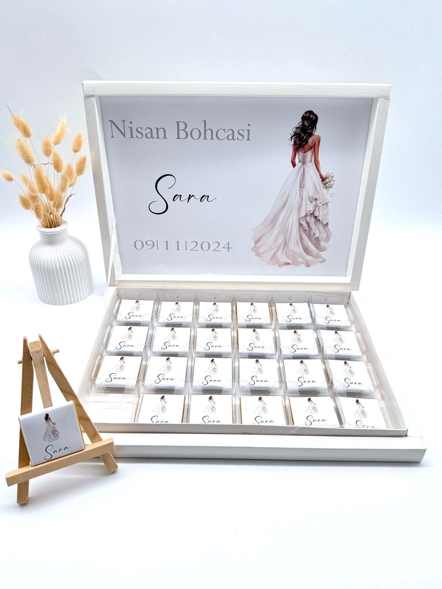 Schokobox Hochzeit Braut Trauung nisan Verlobung