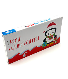 Frohe Weihnachten Pinguin Sticker Set Kinderschokolade