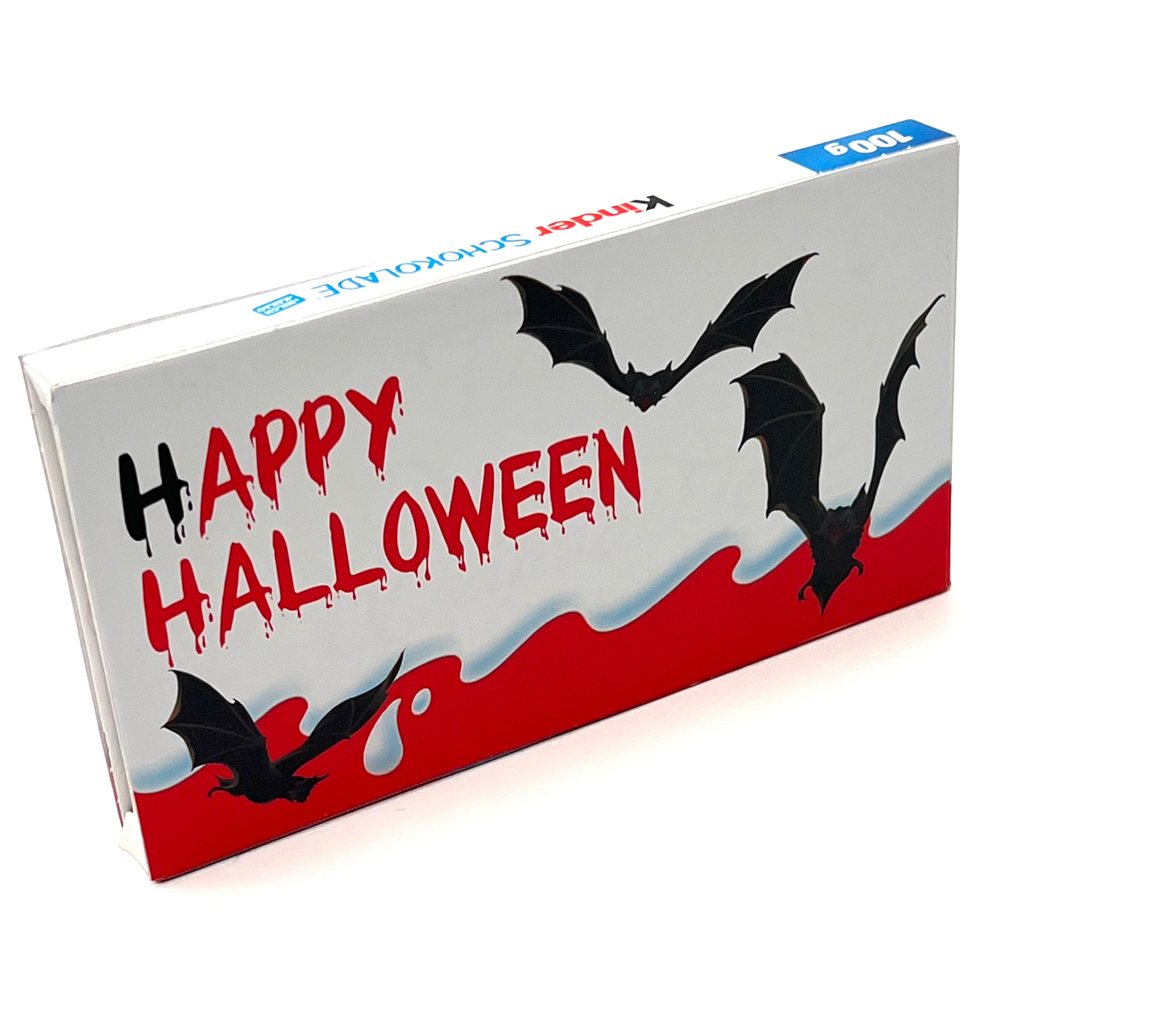 Happy Halloween Fledermaus Sticker Set Kinderschokolade