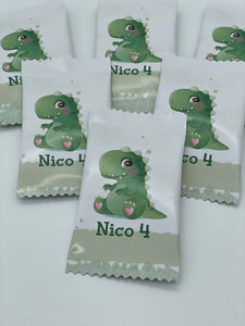 Gummibärchen Haribo personalisiert Dino Dinosaurier grün