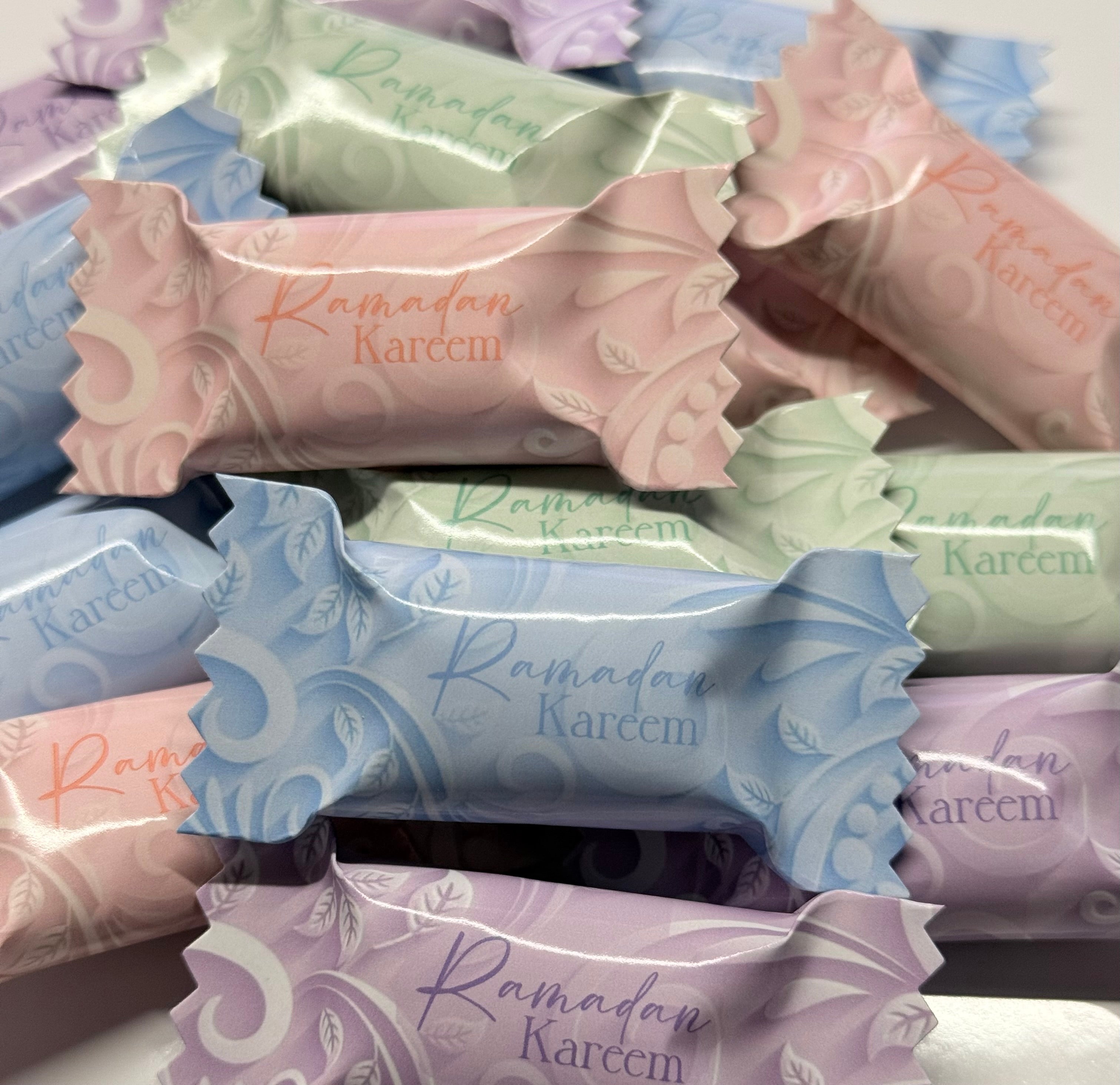 Bonbons Streudeko Tischdeko Gastgeschenke Ramadan Kareem Eid Mubarak Bayram Zuckerfest Pastell