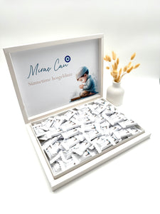 Bonbonbox Gastgeschenk personalisierte Bonbons mit Namen in Präsentationsbox Sünnet synetia Beschneidung Nazar