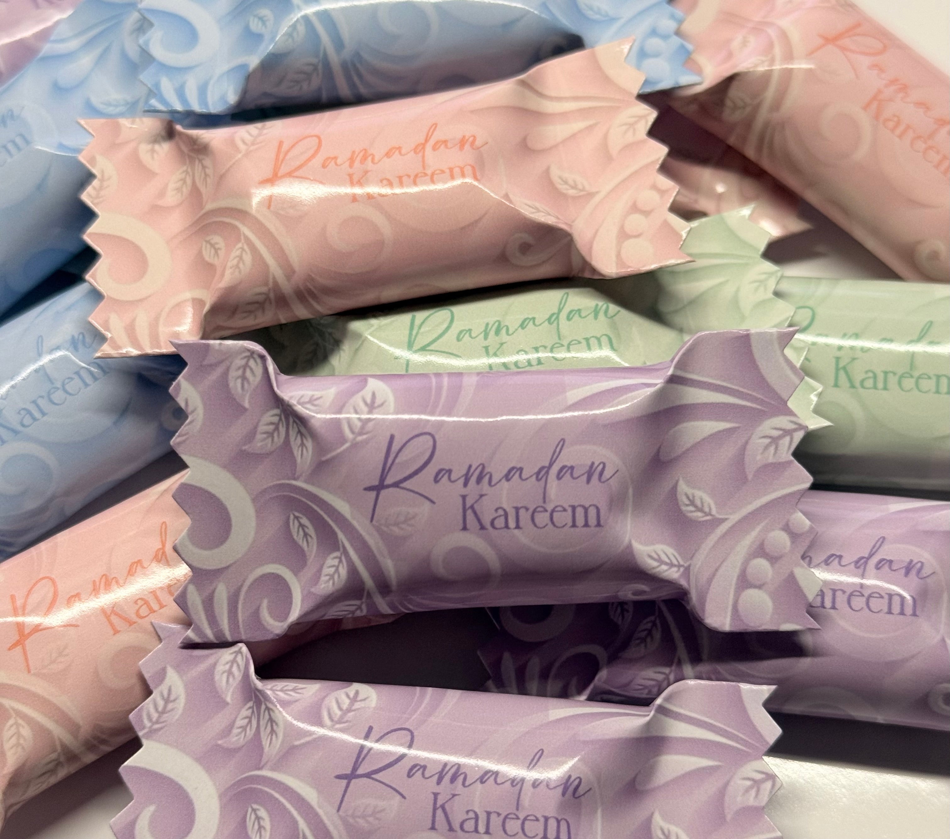 Bonbons Streudeko Tischdeko Gastgeschenke Ramadan Kareem Eid Mubarak Bayram Zuckerfest Pastell