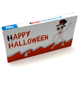 Happy Halloween Skelett Sticker Set Kinderschokolade