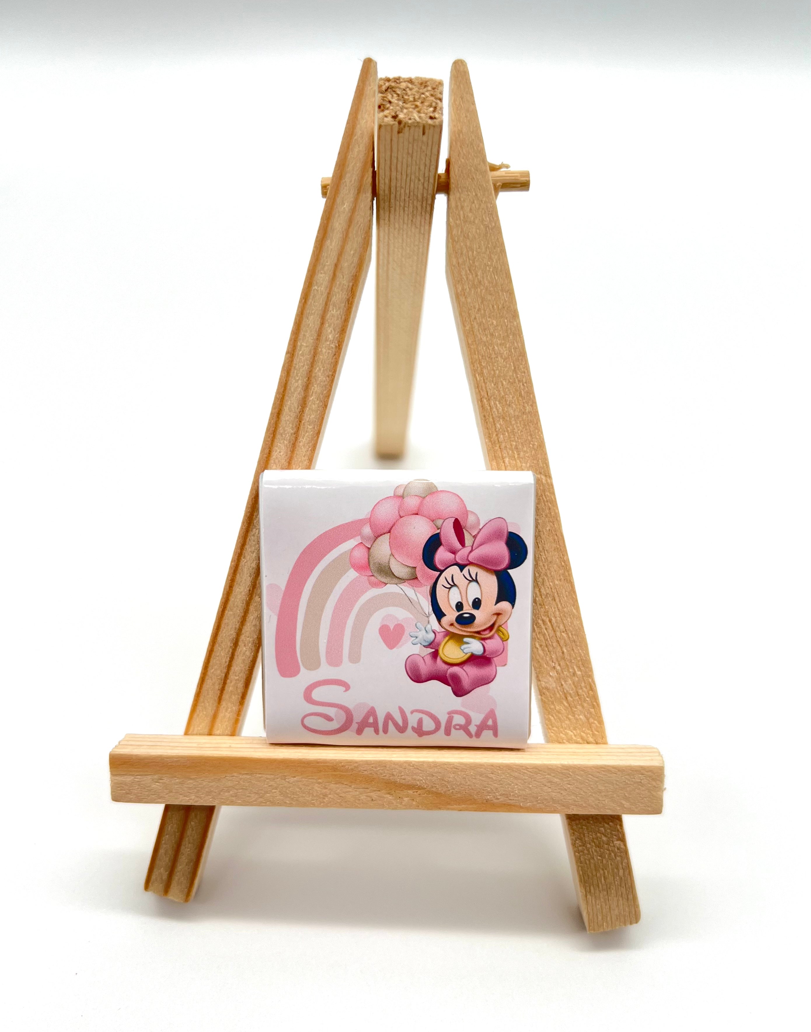 Minnie Mouse Schokobox personalisiert Geburstag Gastgeschenk