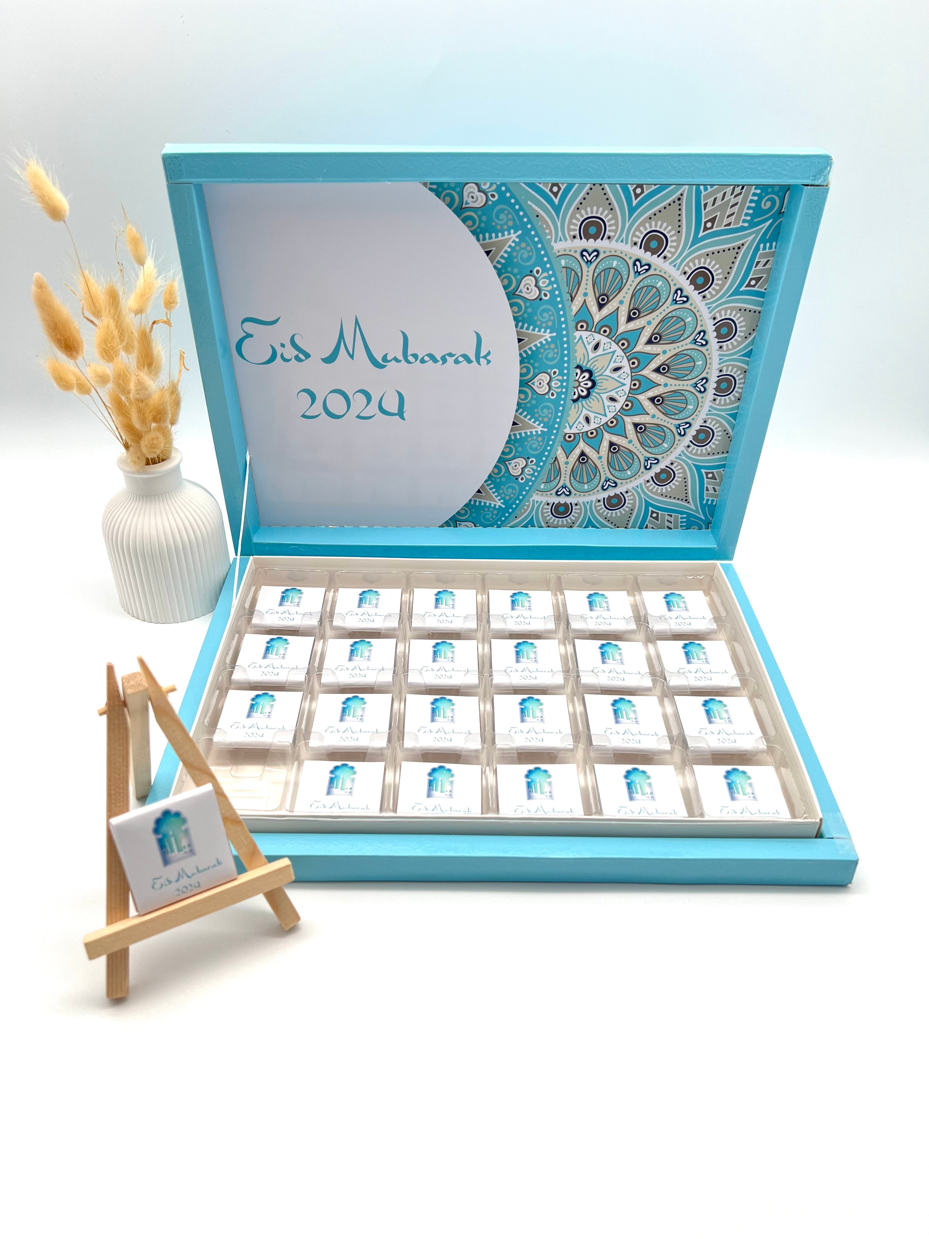 Neu Schokobox personalisiert Umrah Mubarak Mubarek Hajj Ramadan Pilgerfahrt