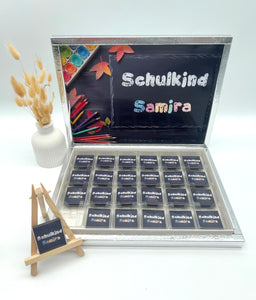 Neu Einschulung Schulkind Schokobox personalisiert  Gastgeschenk geschenkidee