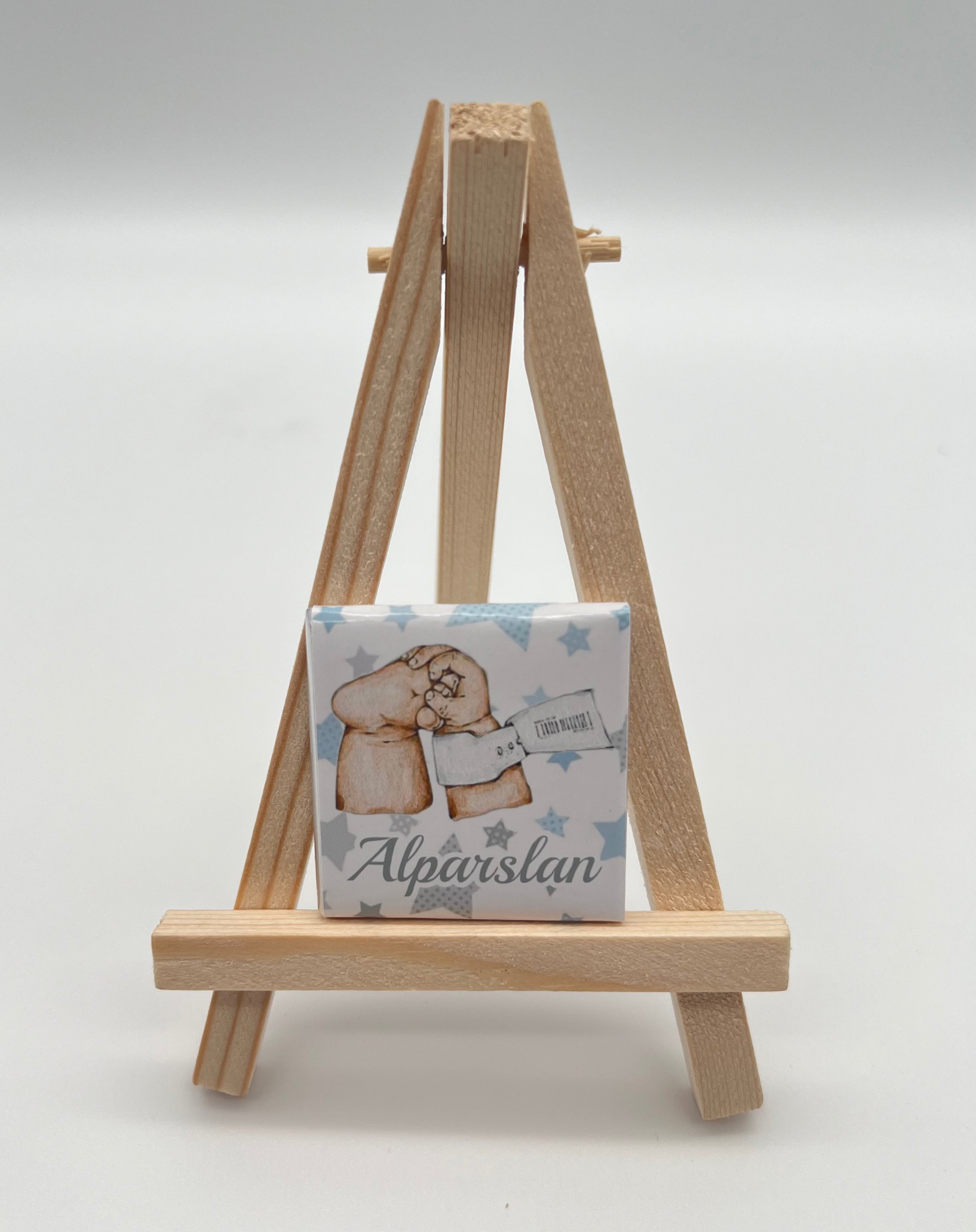 Aramiza Hosgeldin Welcome Baby Schokobox personalisiert Gastgeschenk Kindergeburtstag Taufe Hochzeit