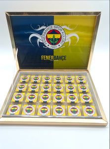 Schokobox Schokolade Fenerbahce Istanbul  Gastgeschenk Geschenk Mitgebsel Geburtstag  Candybar