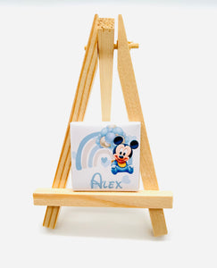 Mickey Mouse Schokobox personalisiert Geburstag Gastgeschenk