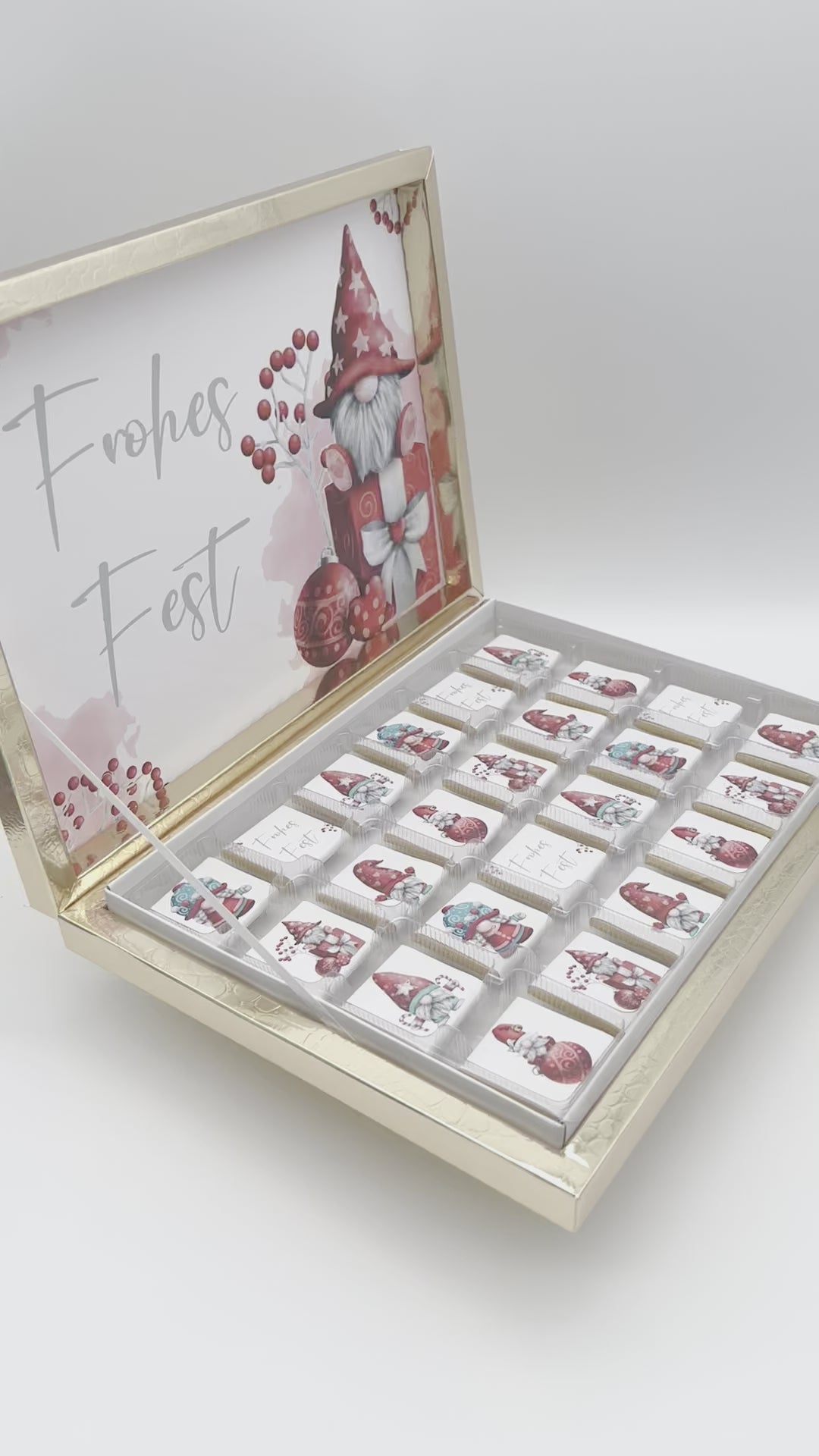 Wichtel Weinachten Merry Christmas Für die Ganze Familie Schokobox Schokolade personalisiert  Gastgeschenk Mitgebsel  Candybar