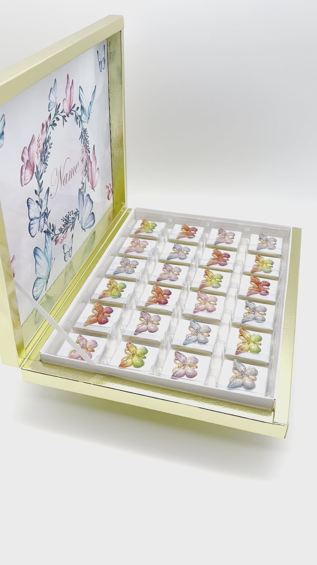 Schmetterlinge Kindergeburtstag Schokobox personalisiert Schokolade Geburtstag Geschenk Geschenkidee