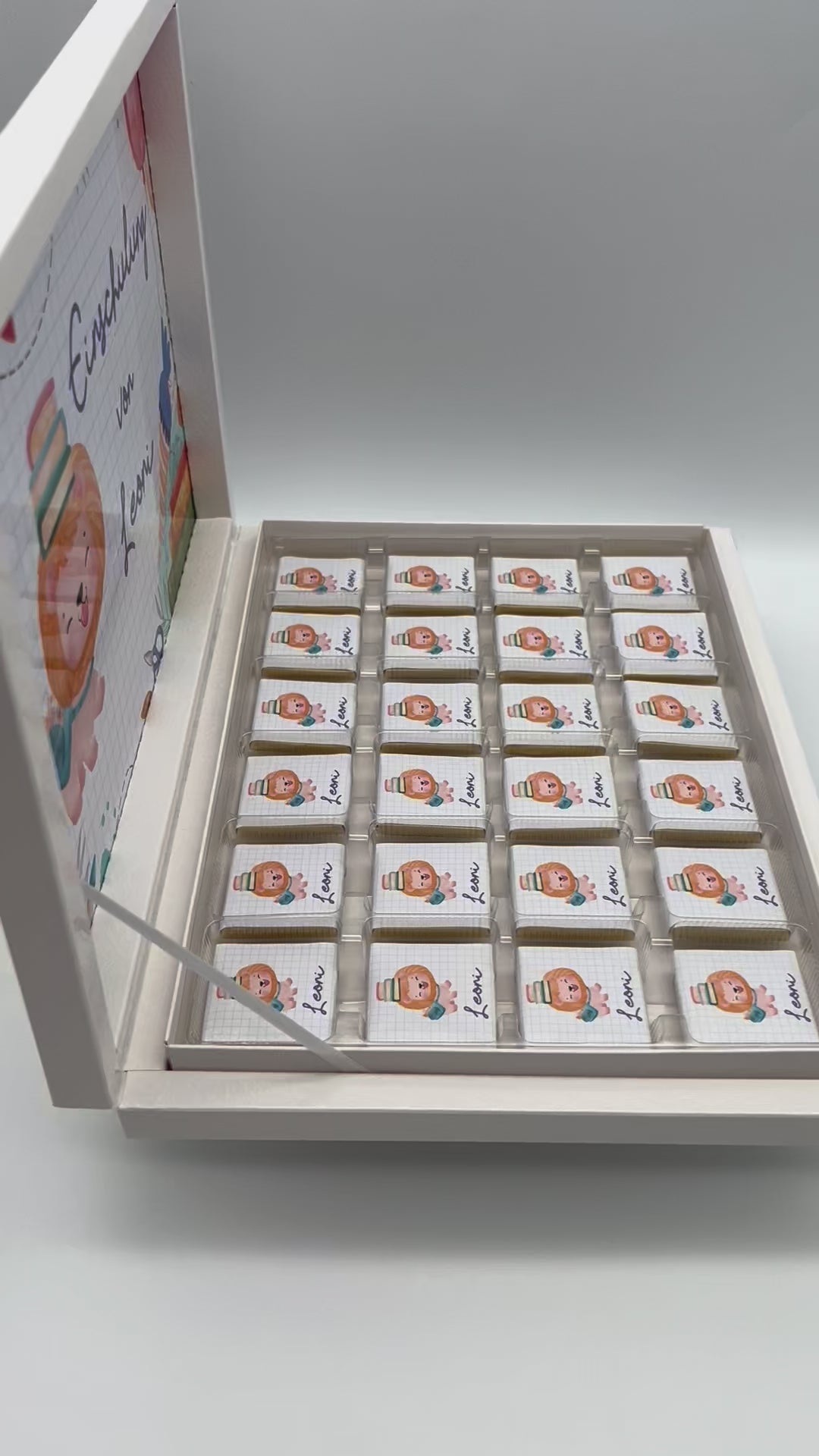 Neu Einschulung Schulkind Schokobox personalisiert  Gastgeschenk geschenkidee