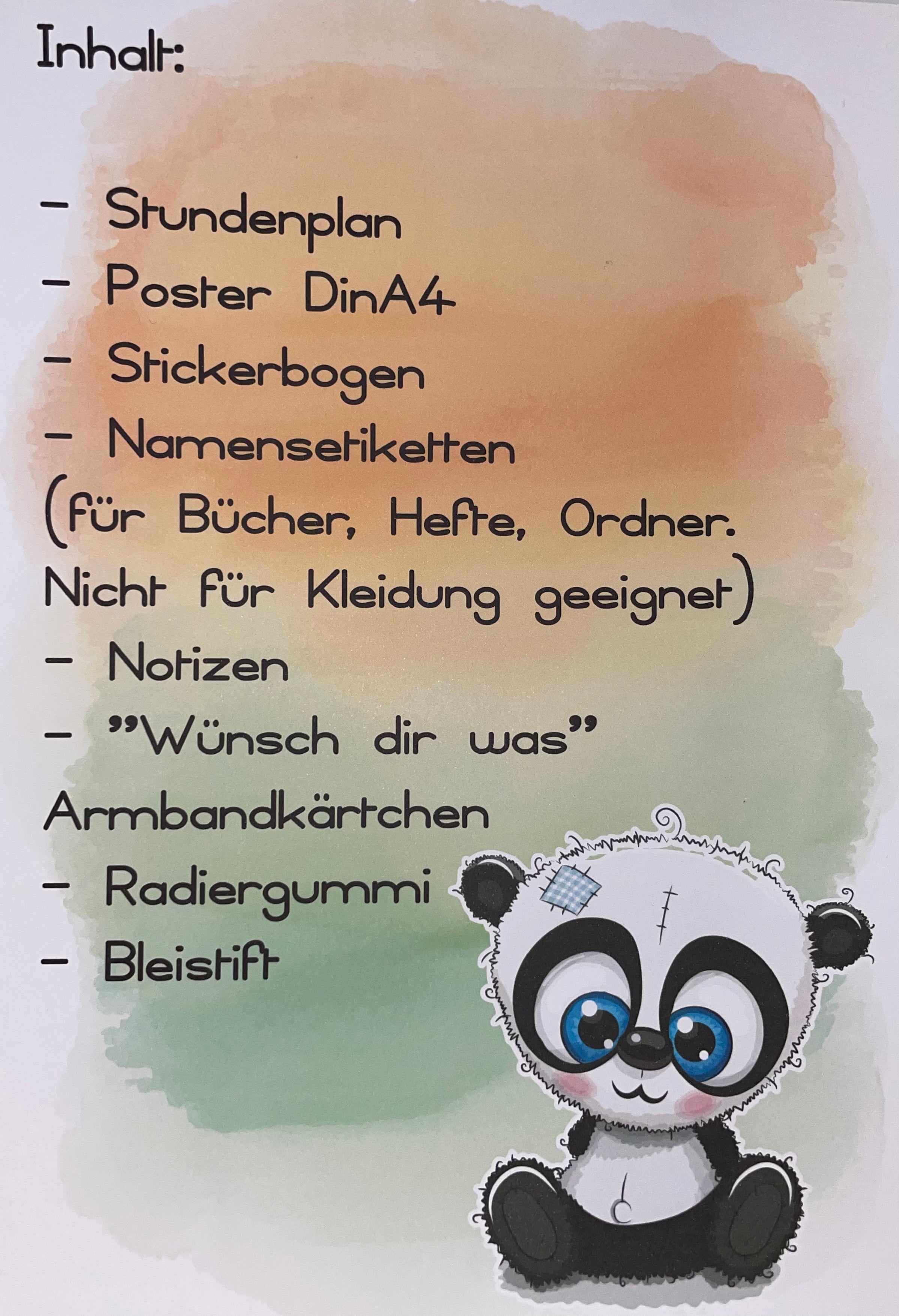 Einschulung Set